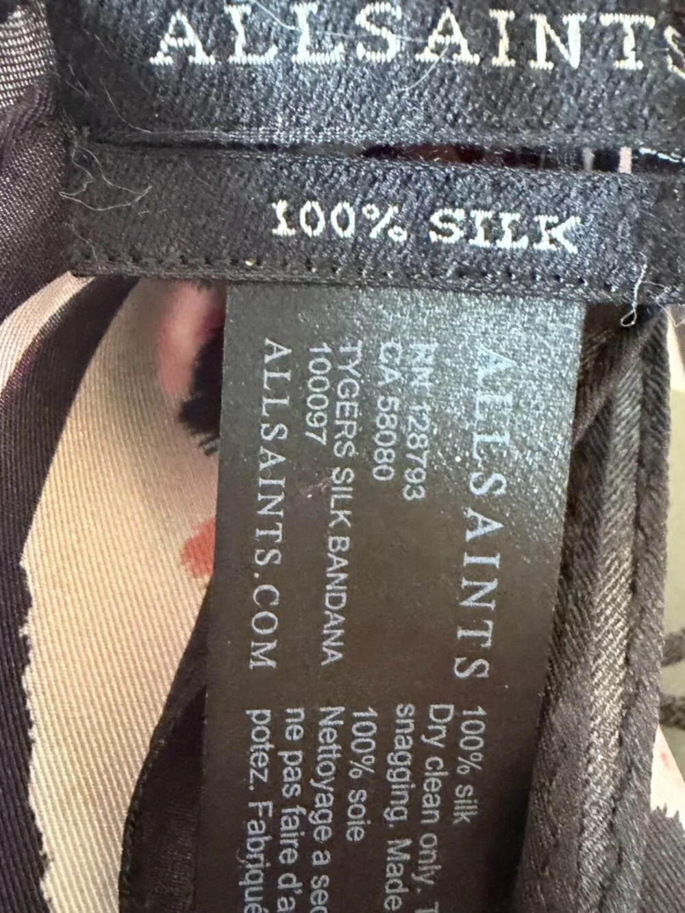 All Saints Brand New Scarf